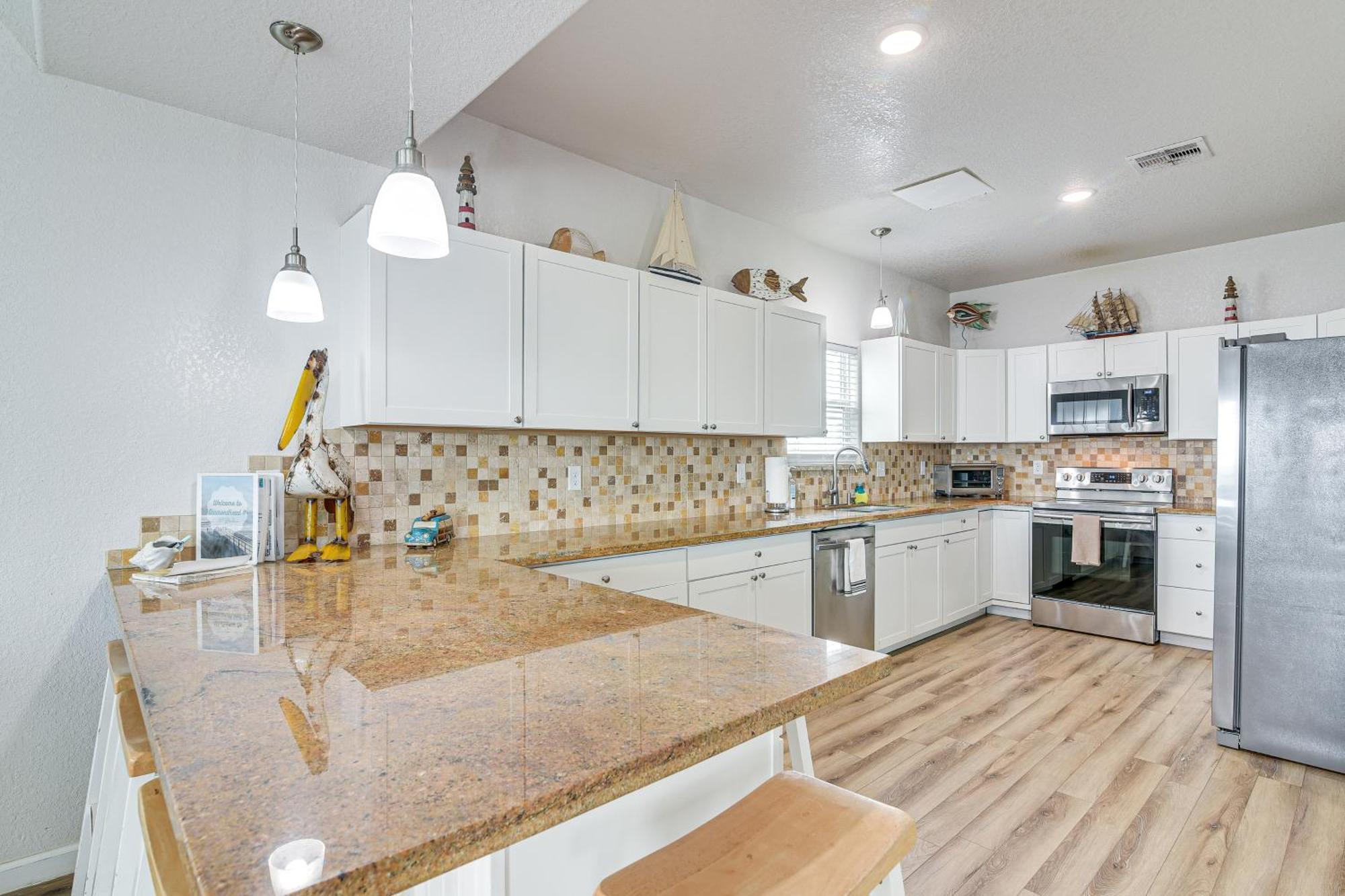סרפסייד ביץ' Beachfront Texas Retreat - 2 Decks, Patio And Views! מראה חיצוני תמונה
