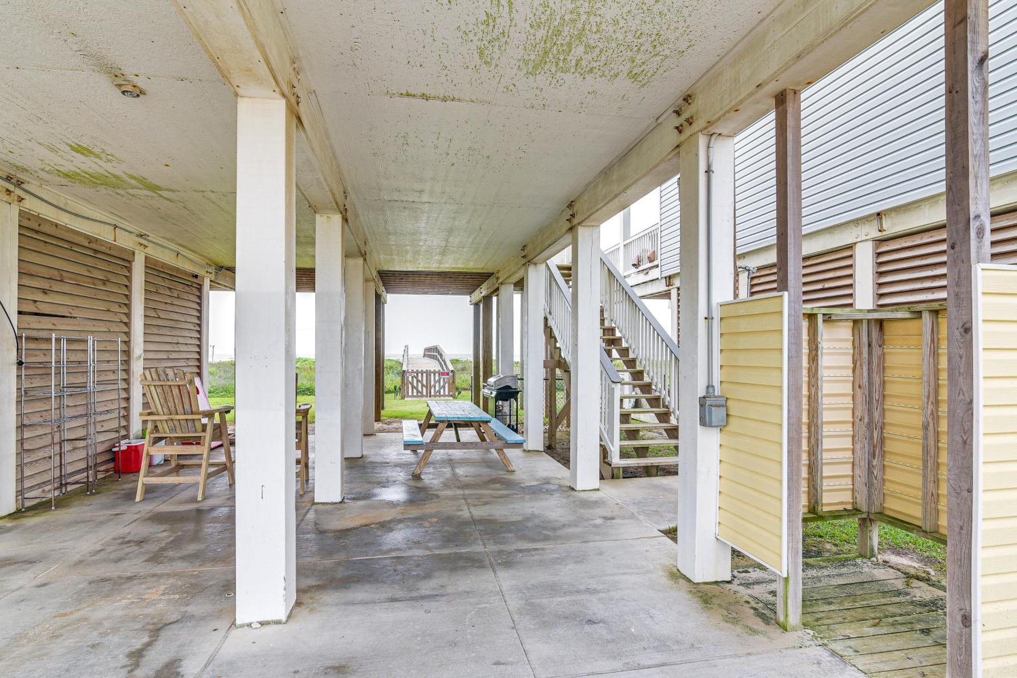סרפסייד ביץ' Beachfront Texas Retreat - 2 Decks, Patio And Views! מראה חיצוני תמונה
