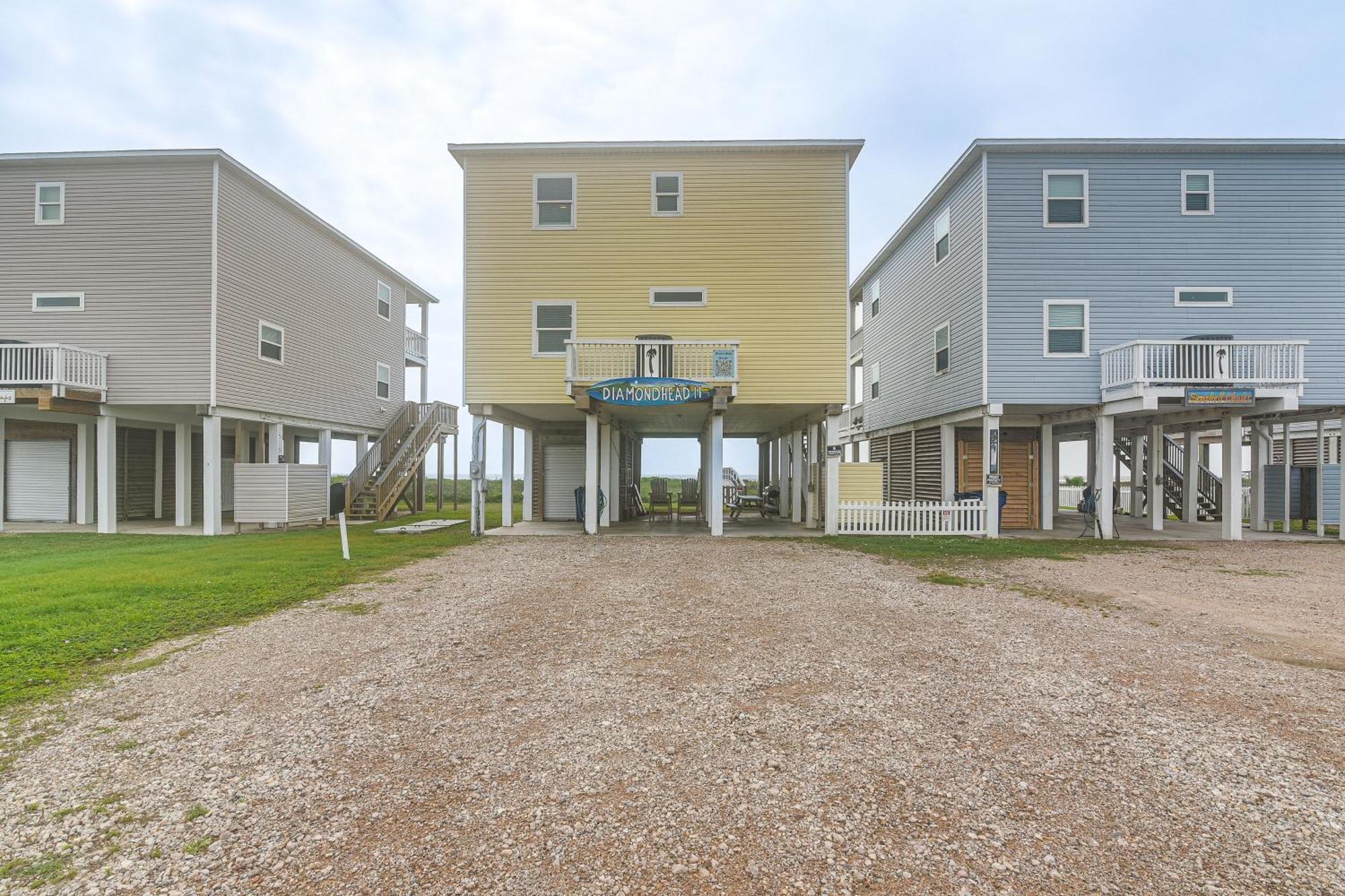 סרפסייד ביץ' Beachfront Texas Retreat - 2 Decks, Patio And Views! מראה חיצוני תמונה