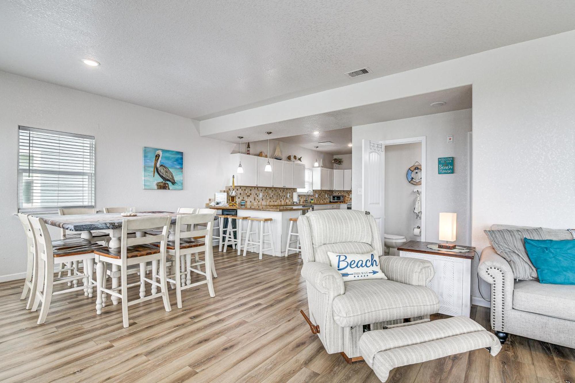סרפסייד ביץ' Beachfront Texas Retreat - 2 Decks, Patio And Views! מראה חיצוני תמונה