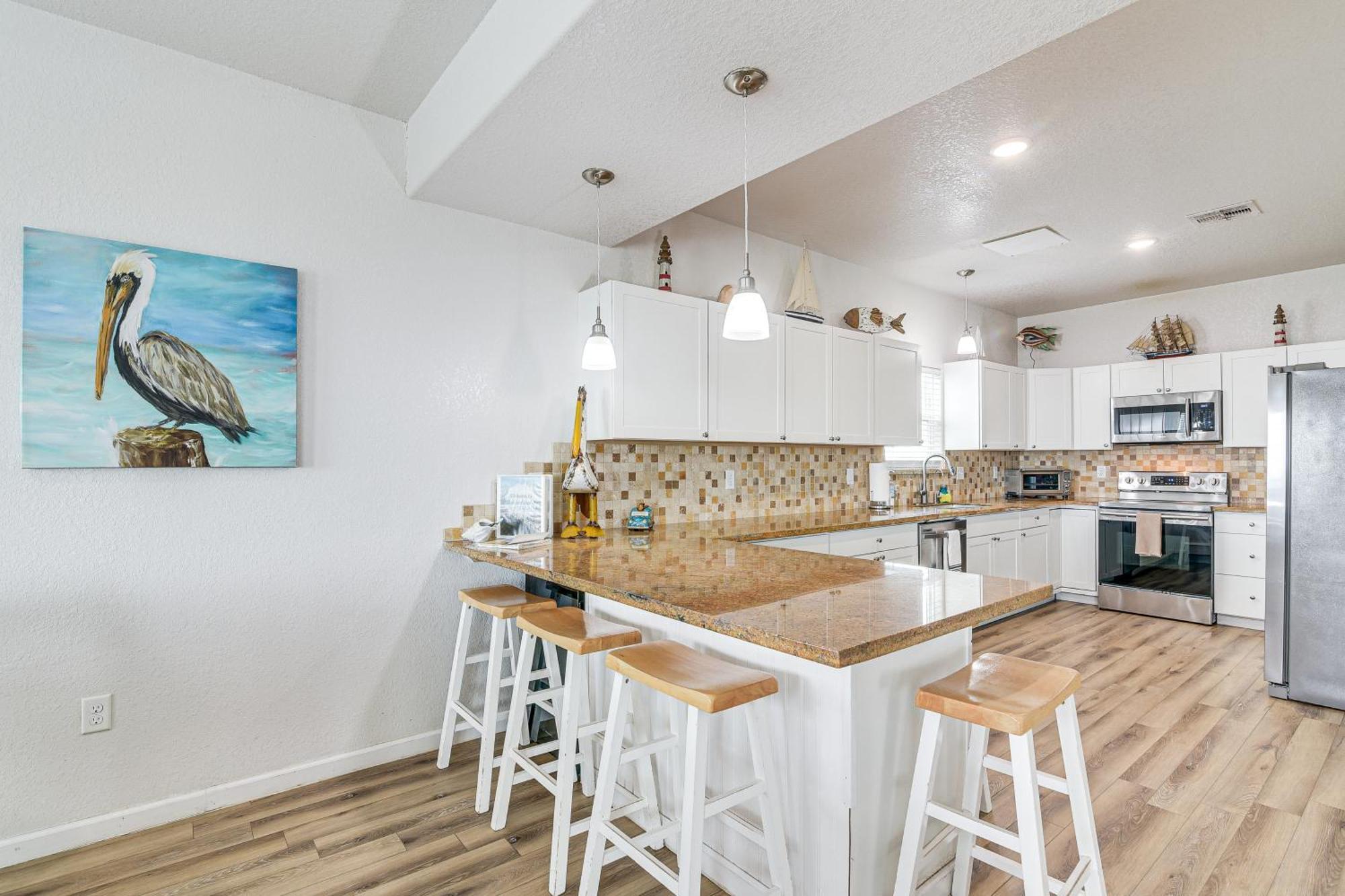 סרפסייד ביץ' Beachfront Texas Retreat - 2 Decks, Patio And Views! מראה חיצוני תמונה