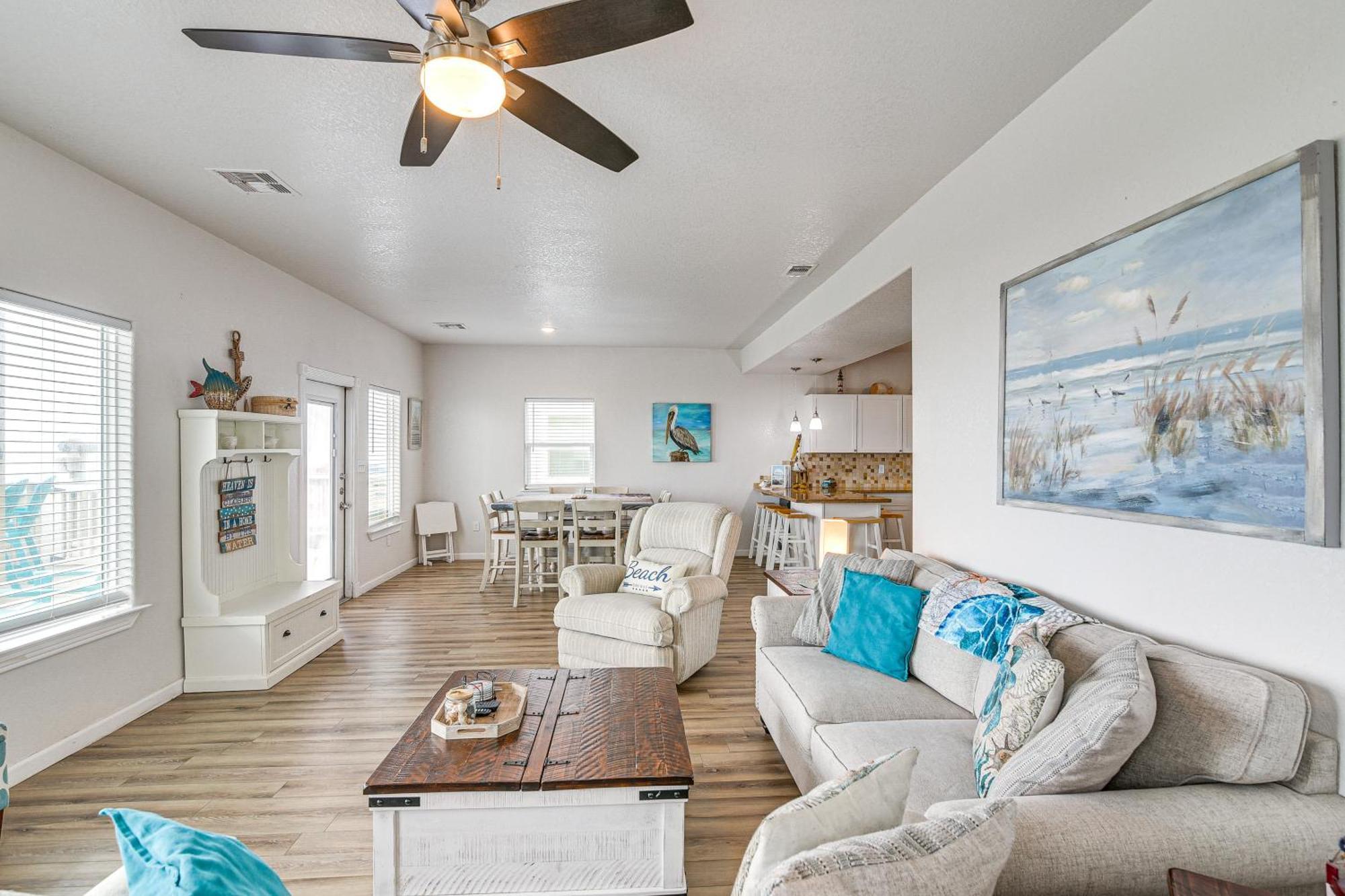 סרפסייד ביץ' Beachfront Texas Retreat - 2 Decks, Patio And Views! מראה חיצוני תמונה