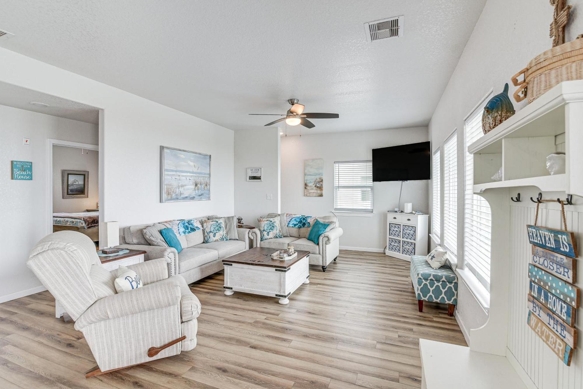 סרפסייד ביץ' Beachfront Texas Retreat - 2 Decks, Patio And Views! מראה חיצוני תמונה